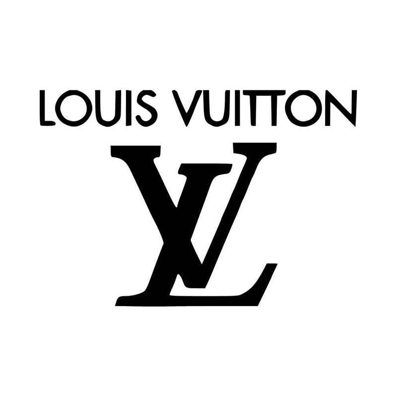 Louis Vuitton Logo V Vinyl Aufkleber Aufkleber